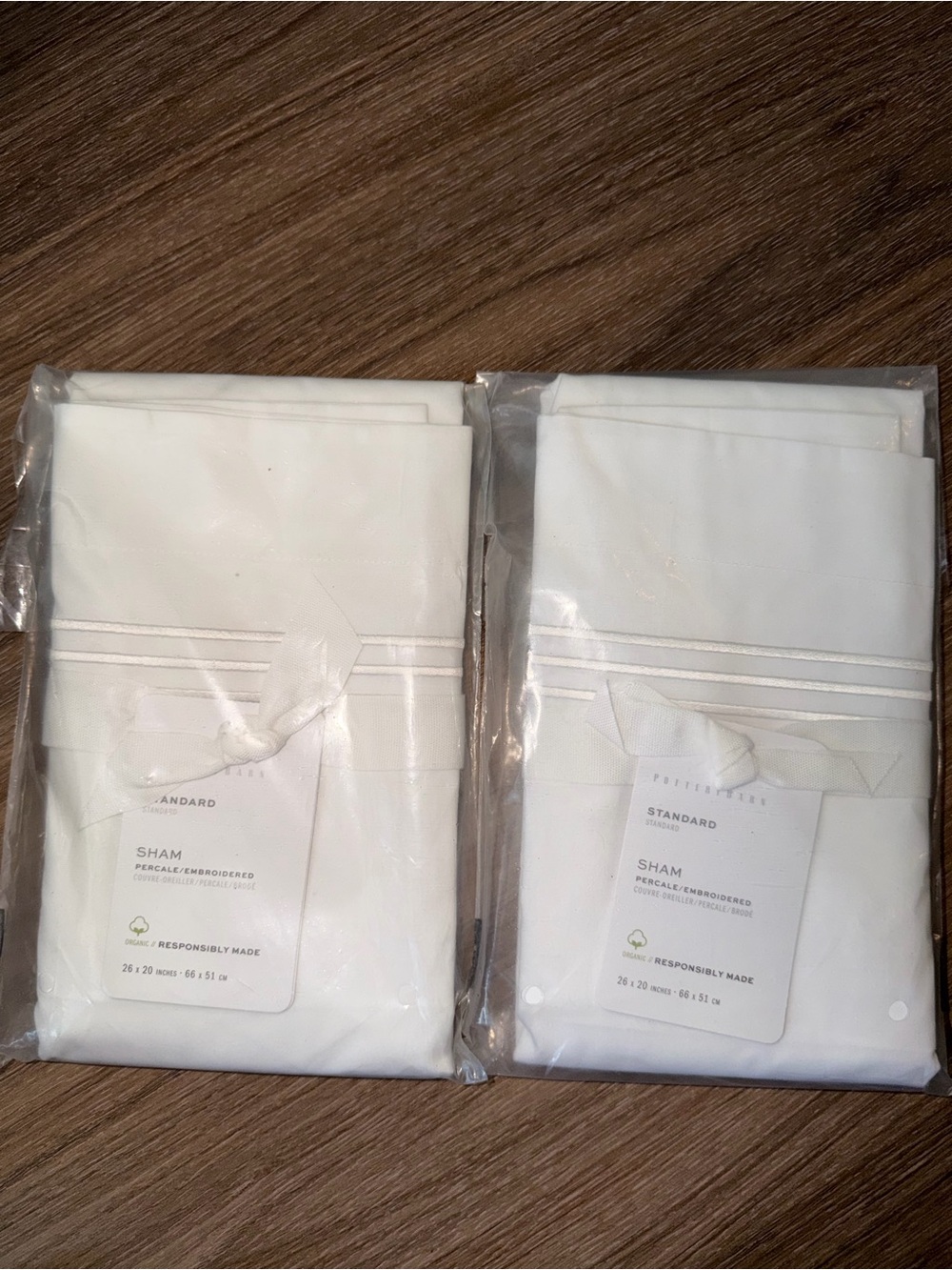 Pottery Barn Grand Organic Percale Sham